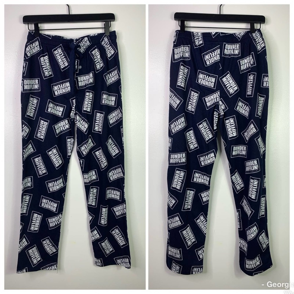 DUNDER MIFFLIN The Office Graphic Pajama Pants S